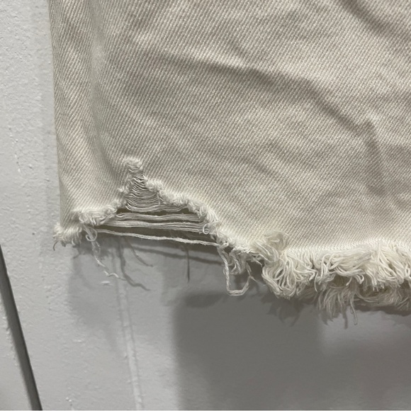 Free People Brea Cut Off Denim Skirt - Picture 6 of 15